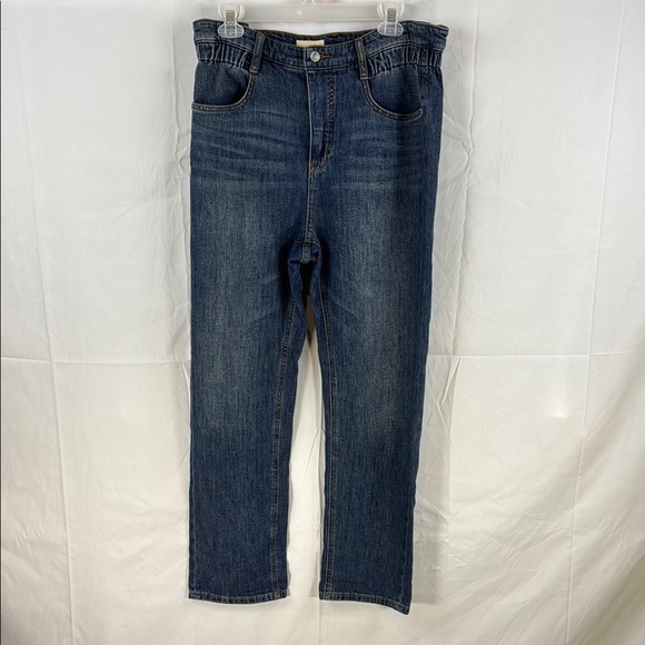 Anthropologie Pilcro Casual Elastic Wide Leg High Rise Relaxed Jeans Size 29 - Picture 4 of 13